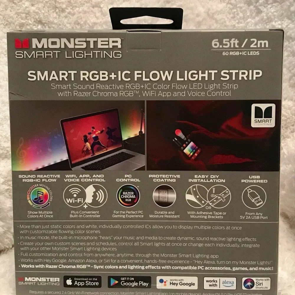 Bundle of 3 - Smart RGB+IC Flow Light Strips